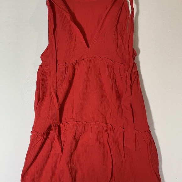 Pomander Place by Tuckernuck Red Lightweight Gauze Morgan Dress sz L NEW Mini - Picture 5 of 8